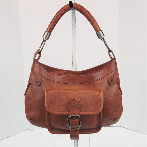 Burrberry Saddle Leather Shoulder Bag! - Picture 3 of 6